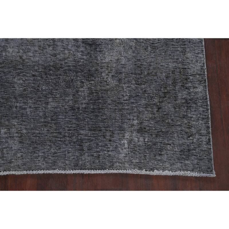 Over-Dye Mashad Persian Area Rug Wool Handmade Living Room Carpet - 7'4" x 10'8"