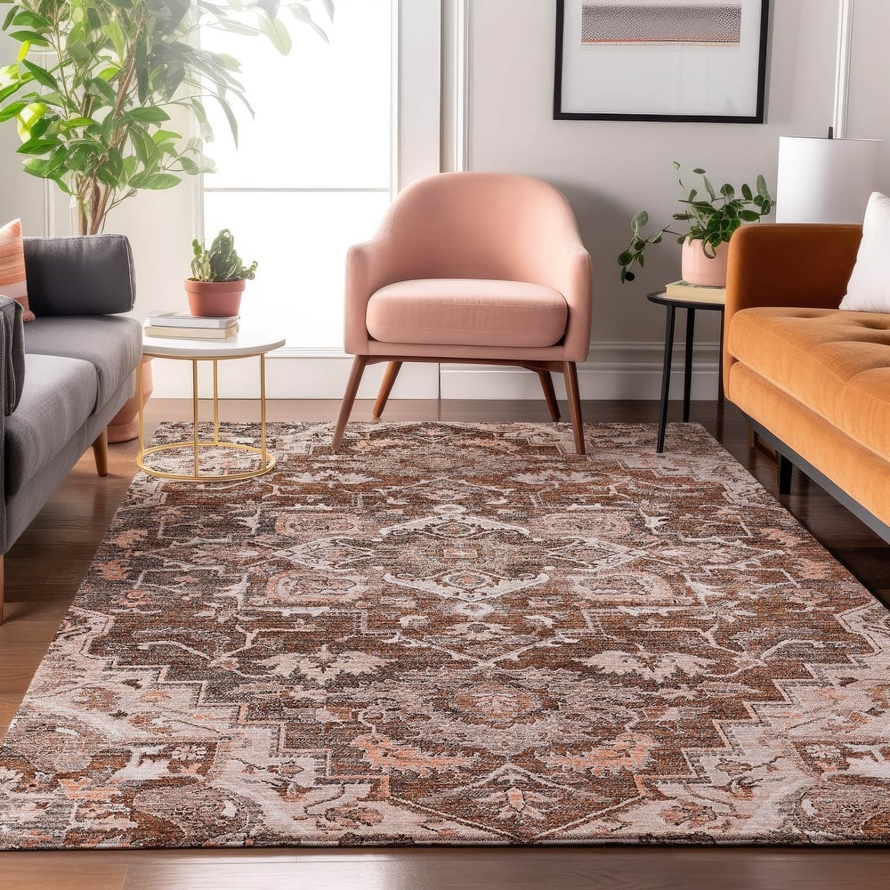 Premium Washable Super Soft Traditional Heriz Mayfield Rug