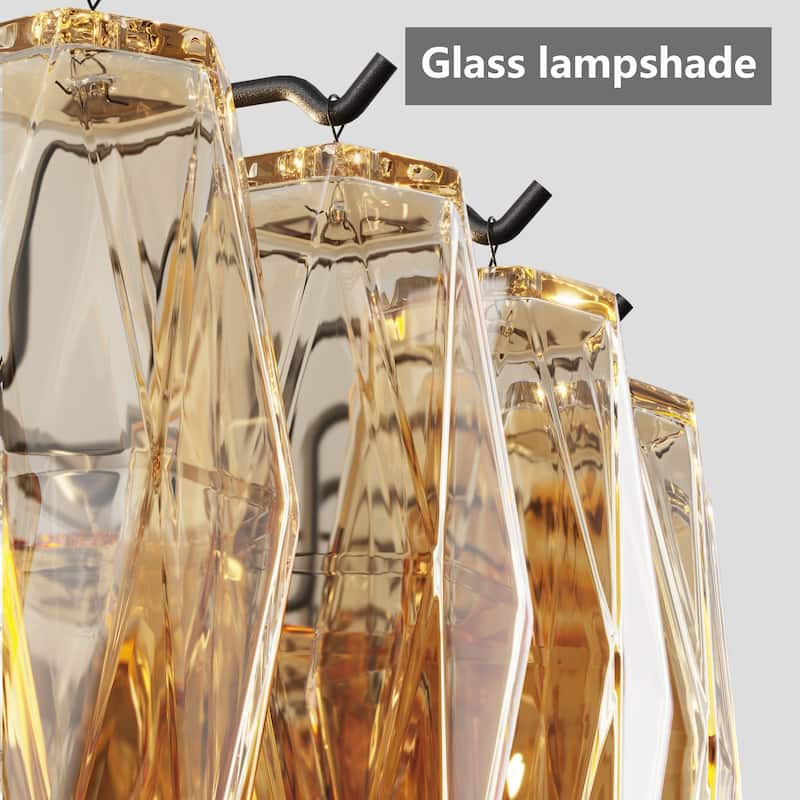 54-Inch 12-Light Rectangular Chandelier