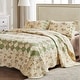 preview thumbnail 6 of 9, Greenland Home Fashions Bliss 100% Cotton Authentic Patchwork Quilt Set