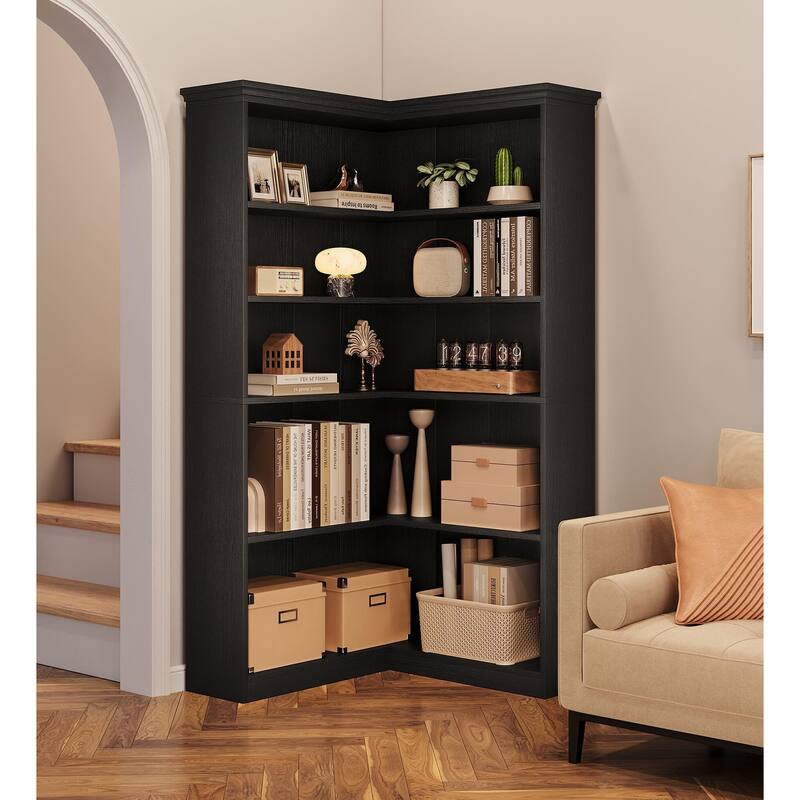 Farmhouse Bookshelf Corner