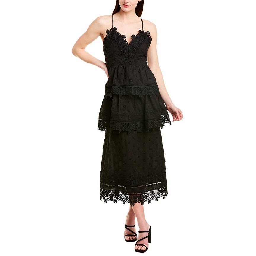 endless rose tiered maxi dress