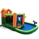 preview thumbnail 10 of 11, Inflatable Slide Bouncer and Water Park Bounce House Without Blower - 146'' x 118'' x 75''(L x W x H)