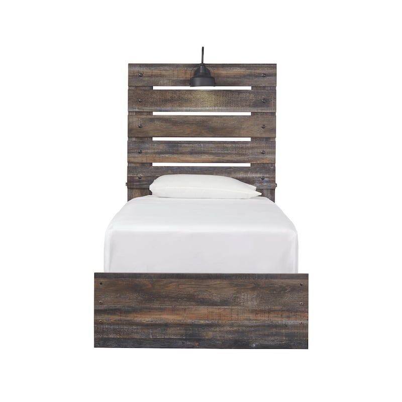 Drystan Rustic Panel Bed