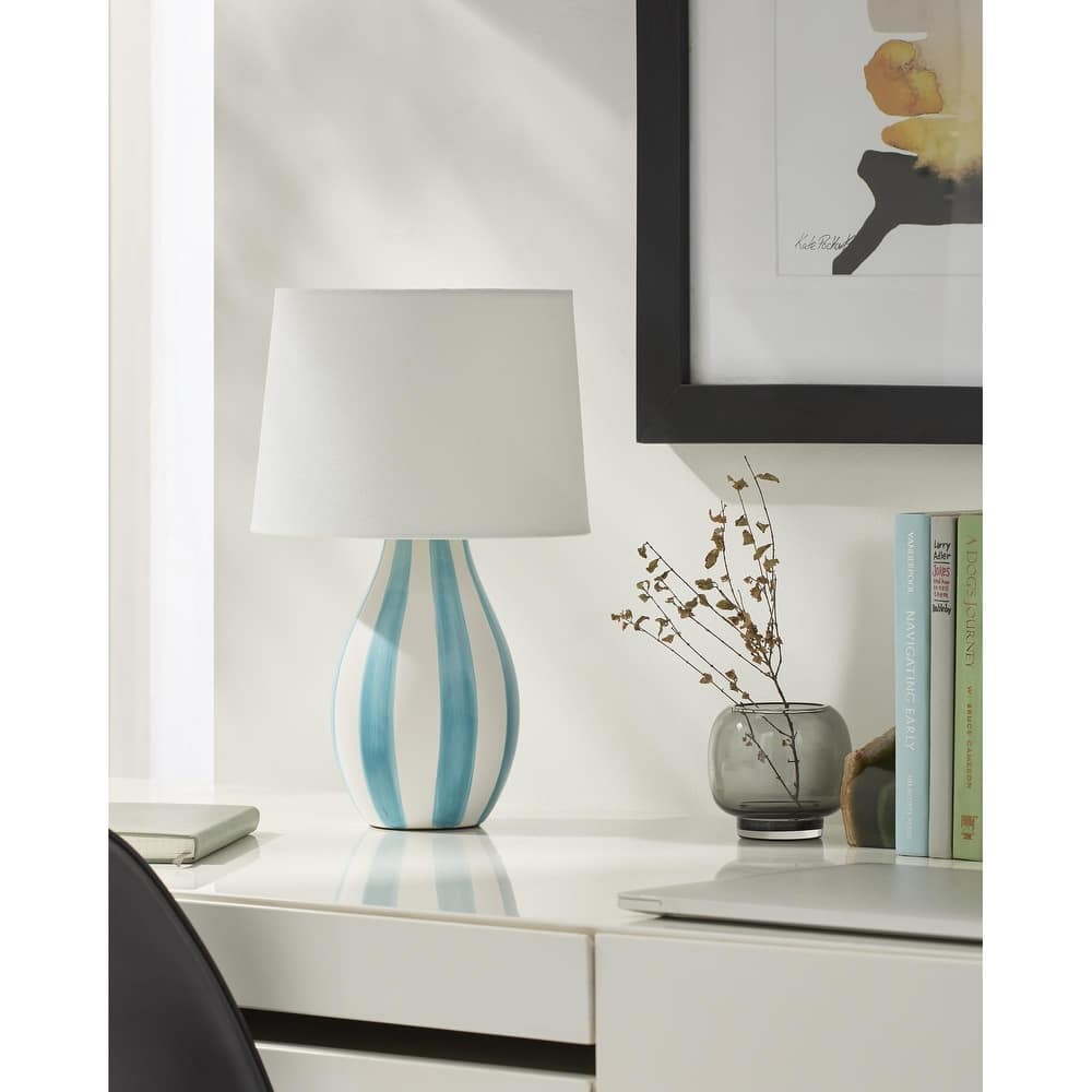 Livabliss Melbu Traditional Accent Table Lamp - 14"H x 9"W x 9"D