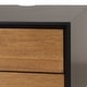 preview thumbnail 50 of 82, Nathan James Harper 2-Drawer Mid-Century Side Table