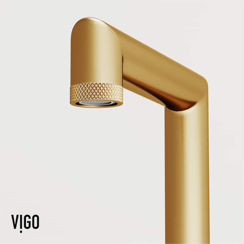 VIGO Sterling 7" H 2-Handle Widespread Bathroom Faucet