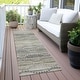 preview thumbnail 49 of 118, Machine Washable Indoor/Outdoor Modern Dotty Links Chantille Rug