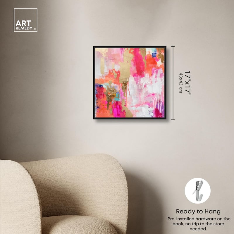 Exuberant Hues III Canvas by Art Remedy