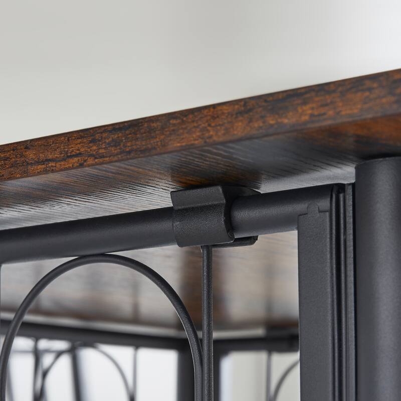 Iron Wood Square Kitchen Dining Room Table