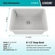 preview thumbnail 5 of 8, Lexicon Undermount Quartz 23 Inch Single Bowl Kitchen Sink Kit