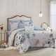 preview thumbnail 36 of 71, Madison Park Gisele 8 Piece Cotton Comforter Set Blue - California King