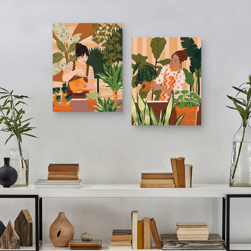 Balanced Self I, II by Meghan Gallagher Canvas Art Prints