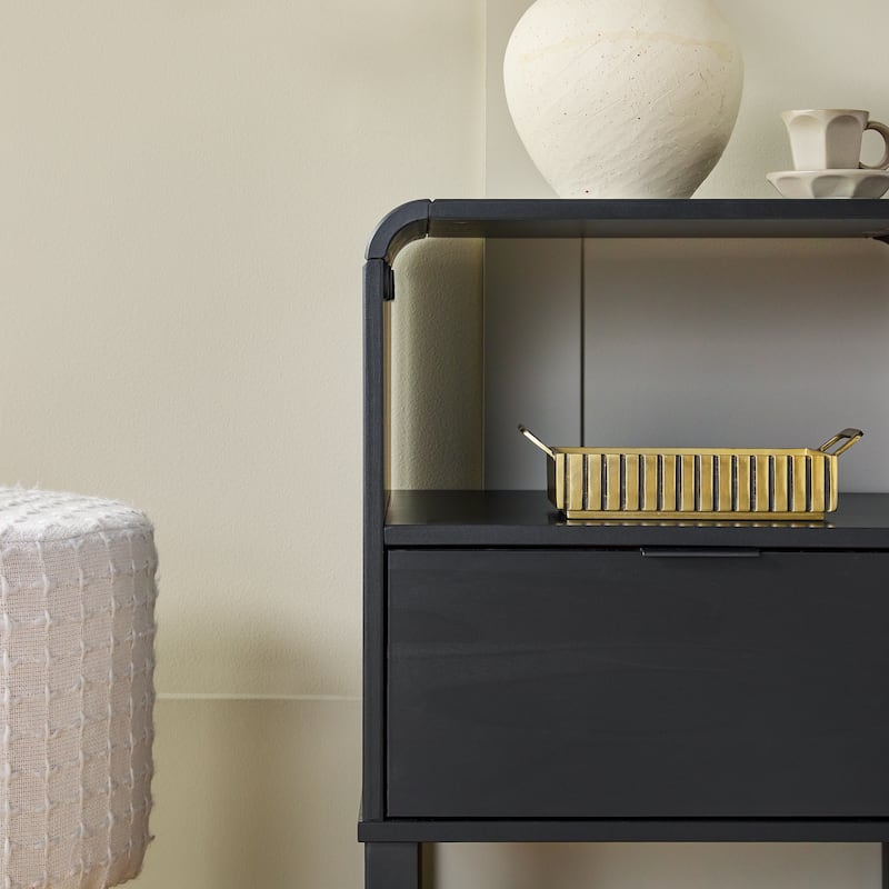 Middlebrook Designs Minimalist Curved-Top Nightstand