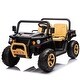 preview thumbnail 41 of 118, Electric Ride-On Car for Kids with Shock Absorbers, LED Lights, and Bluetooth - 24V Battery, Ages 3-8 Black