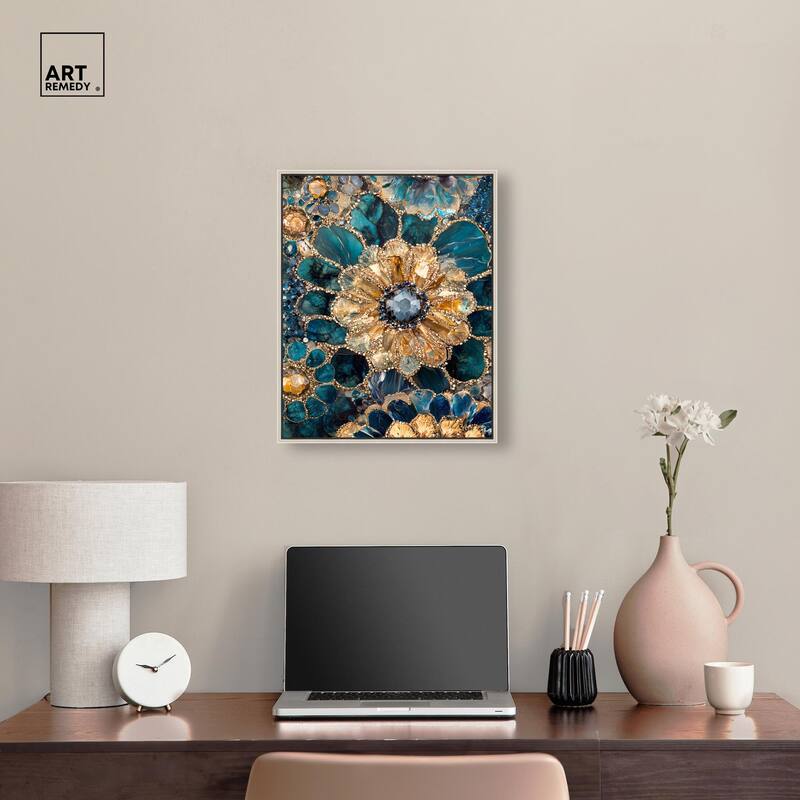 Opulent Geode IV Canvas by Art Remedy