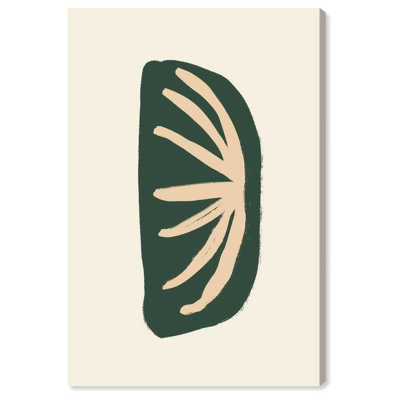 Wynwood Studio Canvas Abstract Fossil Green and Dark Green Modern & Contemporary Wall Art Canvas Print