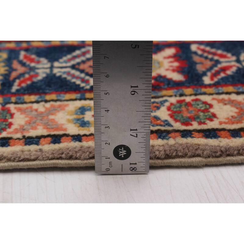 ECARPETGALLERY Hand-knotted Uzbek Ghazni Taupe Wool Rug - 2'8 x 6'6