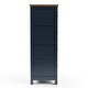 preview thumbnail 17 of 26, Furniture of America Althea Modern Farmhouse 3-Piece Wood Chest and 2 Nightstand Bedroom Set