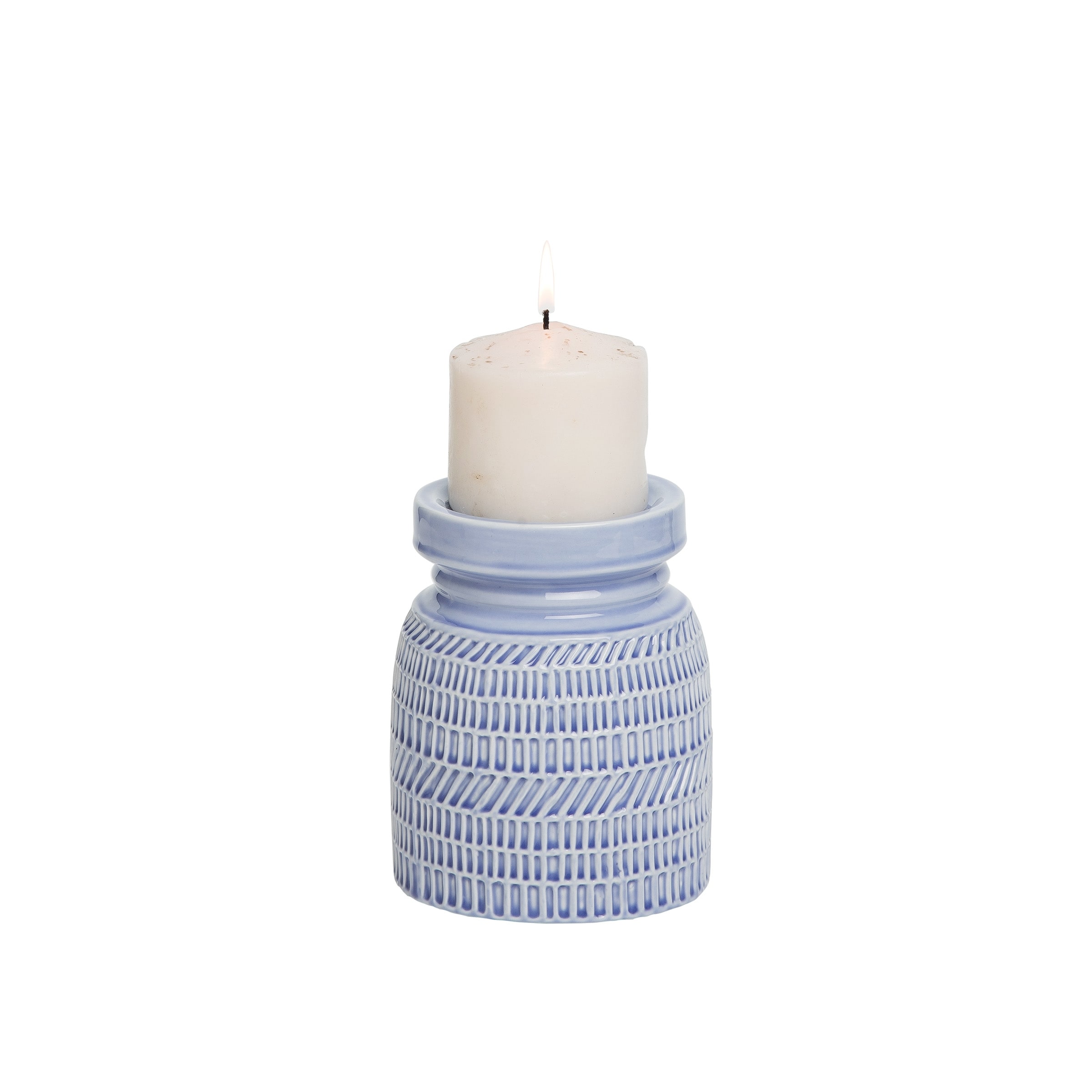 Small Textured Candle Holder