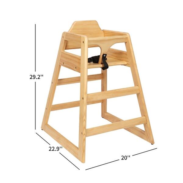 dimension image slide 0 of 3, Wooden Feeding Baby Booster Chair