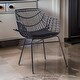 preview thumbnail 6 of 4, Niya Patio Chair Set of 2, Polyester, Black Steel, Outdoor Rattan Wicker