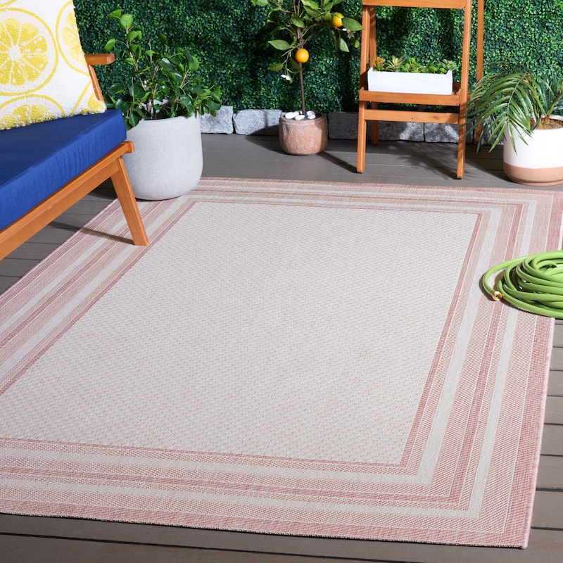 SAFAVIEH Courtyard Vickie Indoor/Outdoor Waterproof Patio Backyard Rug
