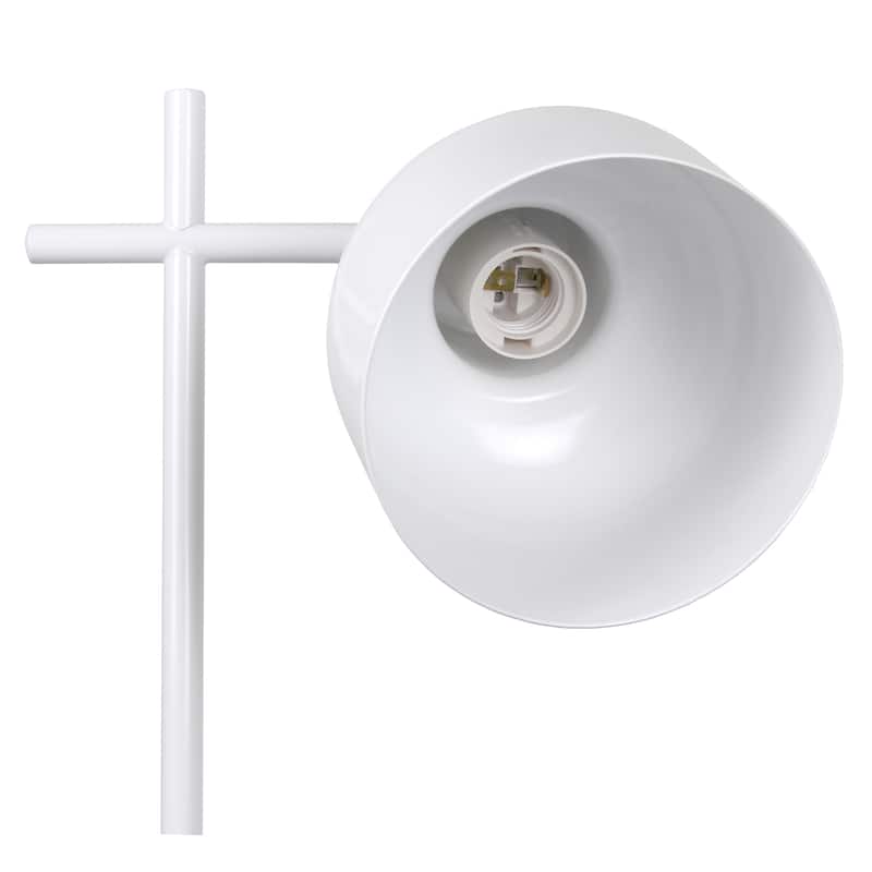 Metal Adjustable Spotlight Floor Lamp with Rotary Switch - 10.55 x 7.87 x 54.72 in. (L x W x H)