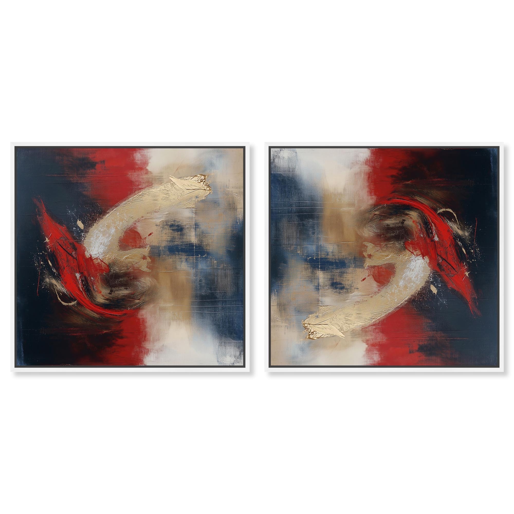 Flower Impressions Canvas by Art Remedy