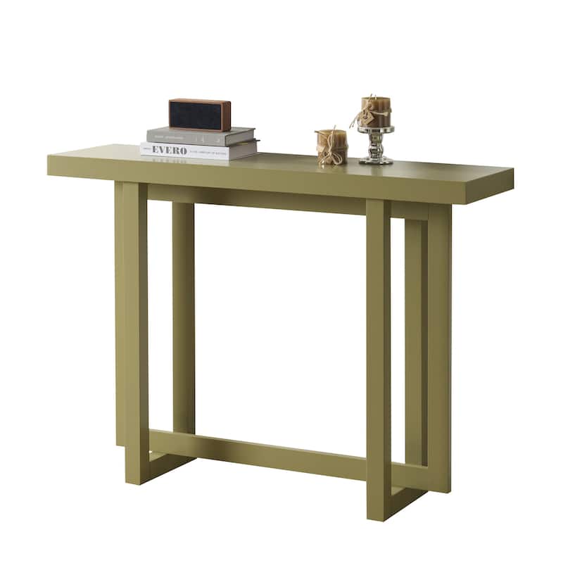 Soren Contemporary Wood Rectangular Console Table for Entryway