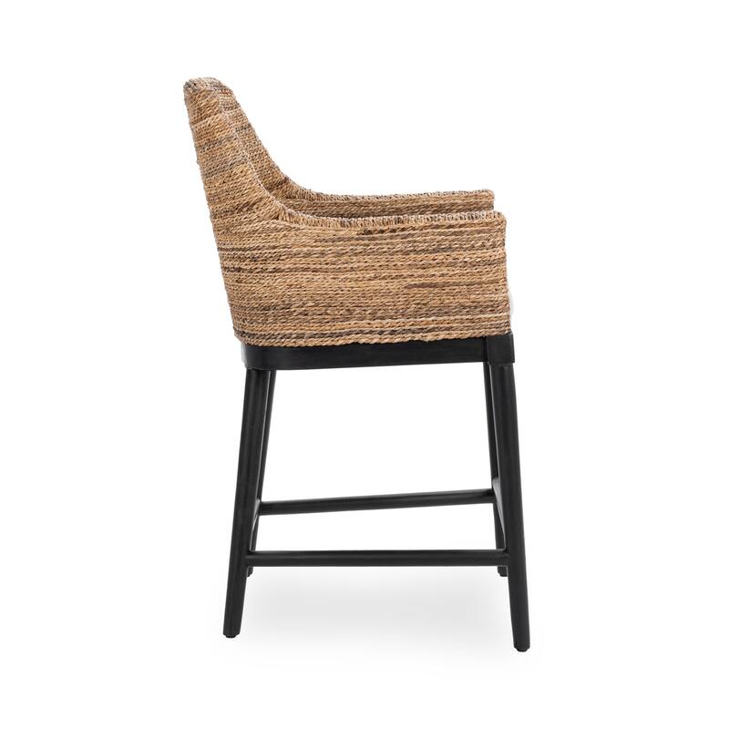 Rey Banana Leaf Counter Stool by Kosas Home