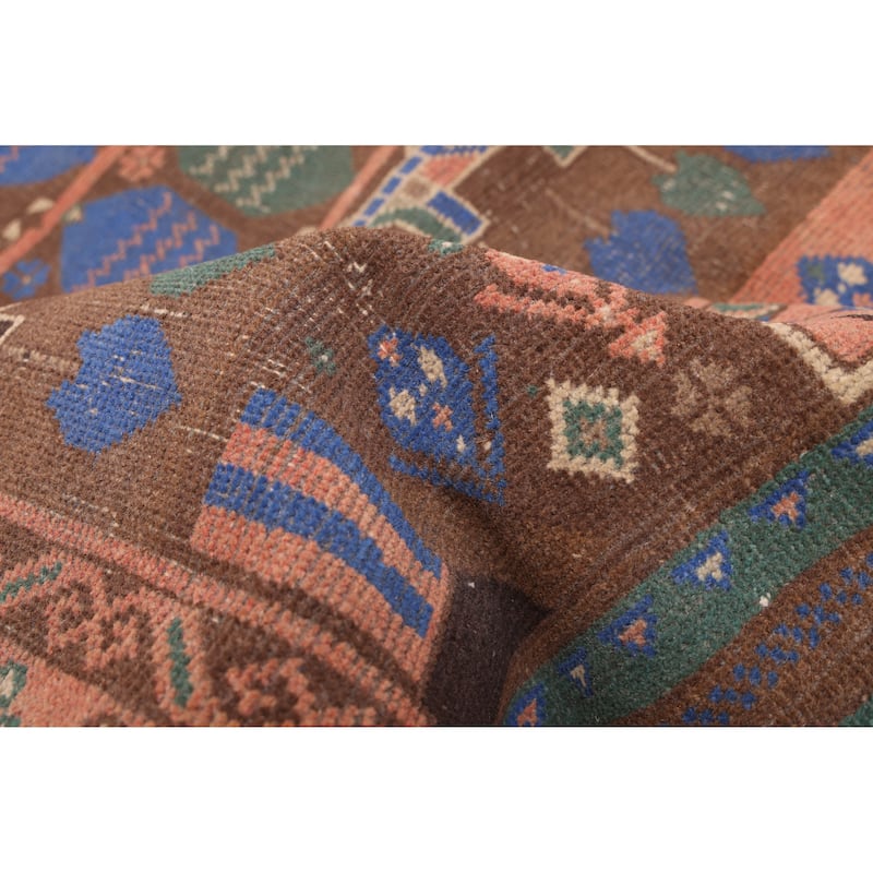 ECARPETGALLERY Hand-knotted Teimani Brown Wool Rug - 3'7 x 6'4