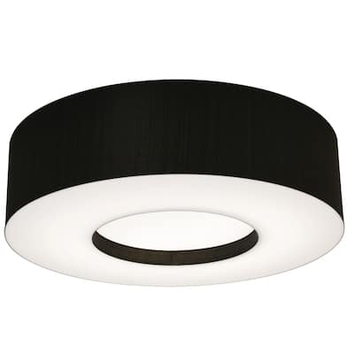 AFX MCF1932MB Montclair 2 Light 13" Wide Flush Mount Drum Ceiling