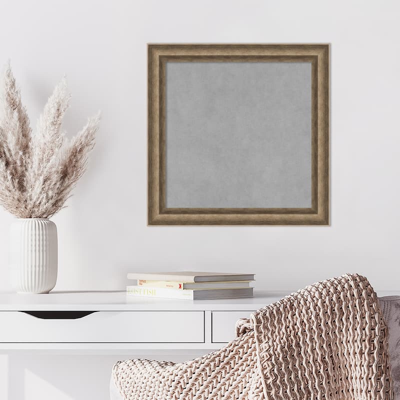 Amanti Art Angled Bronze Framed Magnetic Board