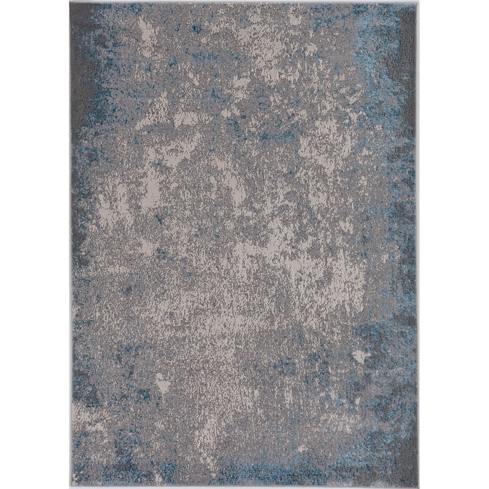 Silver Orchid Monel Natural Contemporary Rug