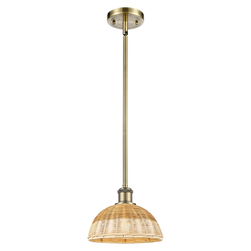 Innovations Lighting Endless Possibilities Ballston - Bristol Natural II - 1 Light 9" Stem Hung Mini Pendant