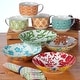preview thumbnail 11 of 10, Certified International Damask Floral Assorted Designs All Purpose Bowls, Set of 6