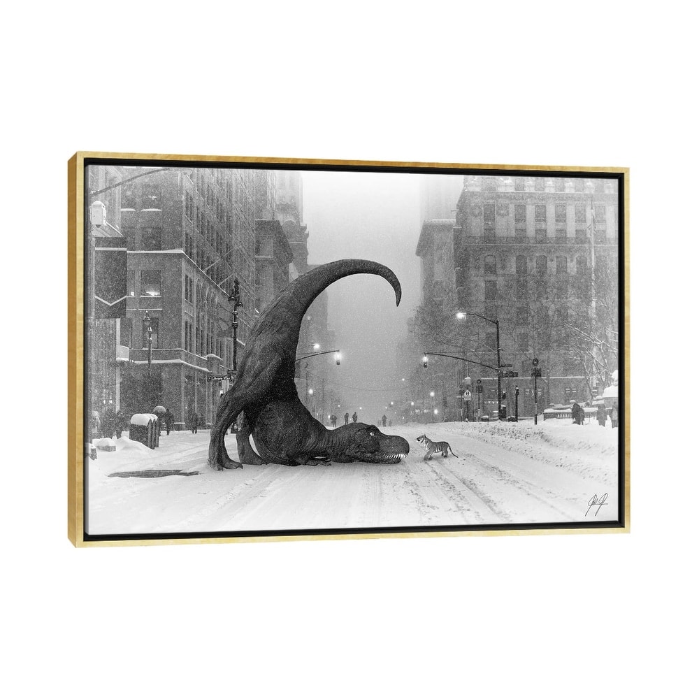 iCanvas "Wanna Play II" by Kathrin Federer Framed Canvas Print