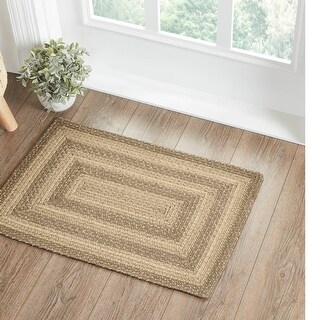 Cobblestone Jute Rug Rect w/ Pad 20x30 - 20