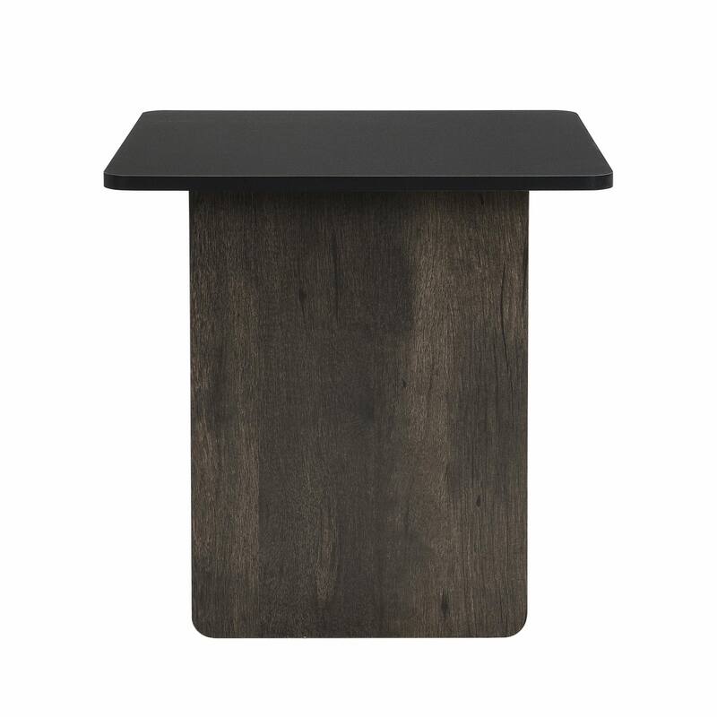 Modern Light Luxury Coffee Table Set of 2 - Small Square Coffee and End Tables with Spacious Tops