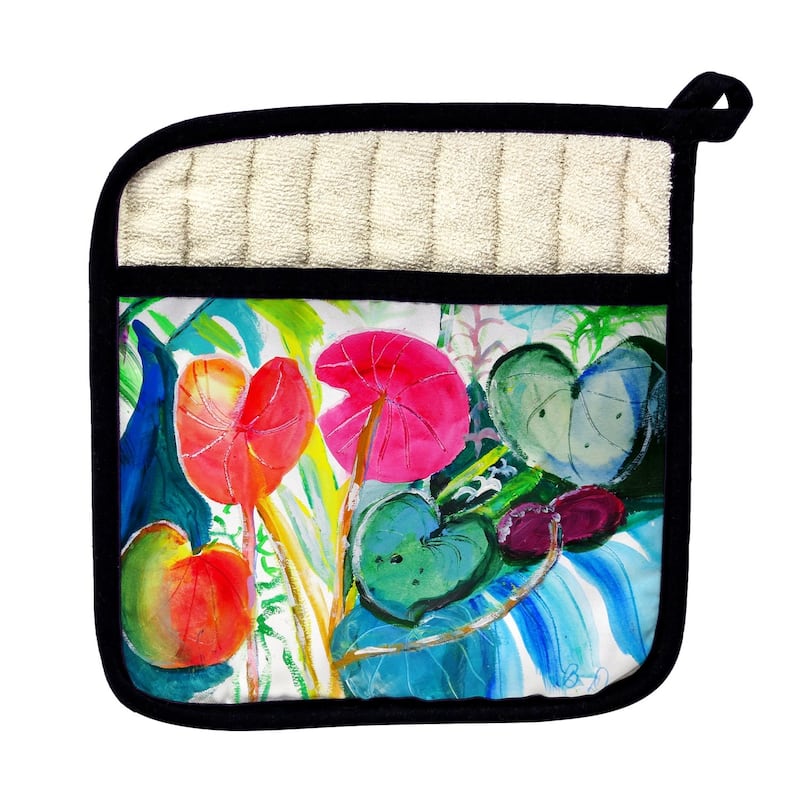 Cyclamen Plant Pot Holder - 9x9
