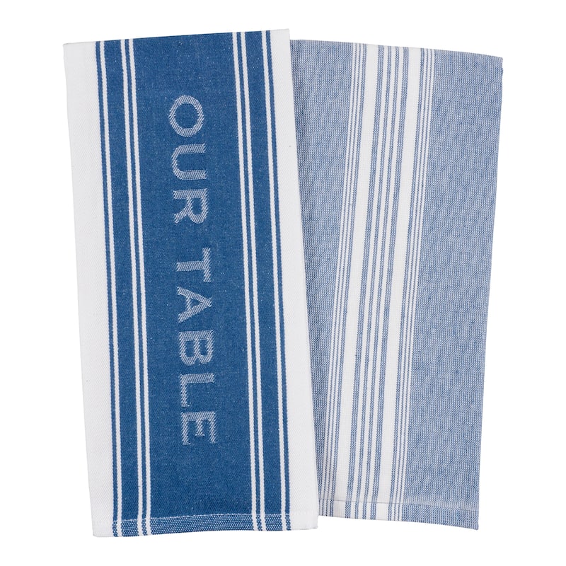 Bed Bath and Beyond Our Table Turkish Kitchen Towels - Set of 2 - 30" L x 20" W