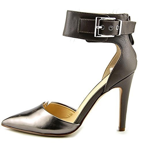 Marc Fisher Womens MIVIE Leather Pointed Toe Ankle Strap D-orsay Pumps - 10