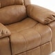 preview thumbnail 37 of 52, Charleston Leather Gel Glider Rocker Recliner by Greyson Living