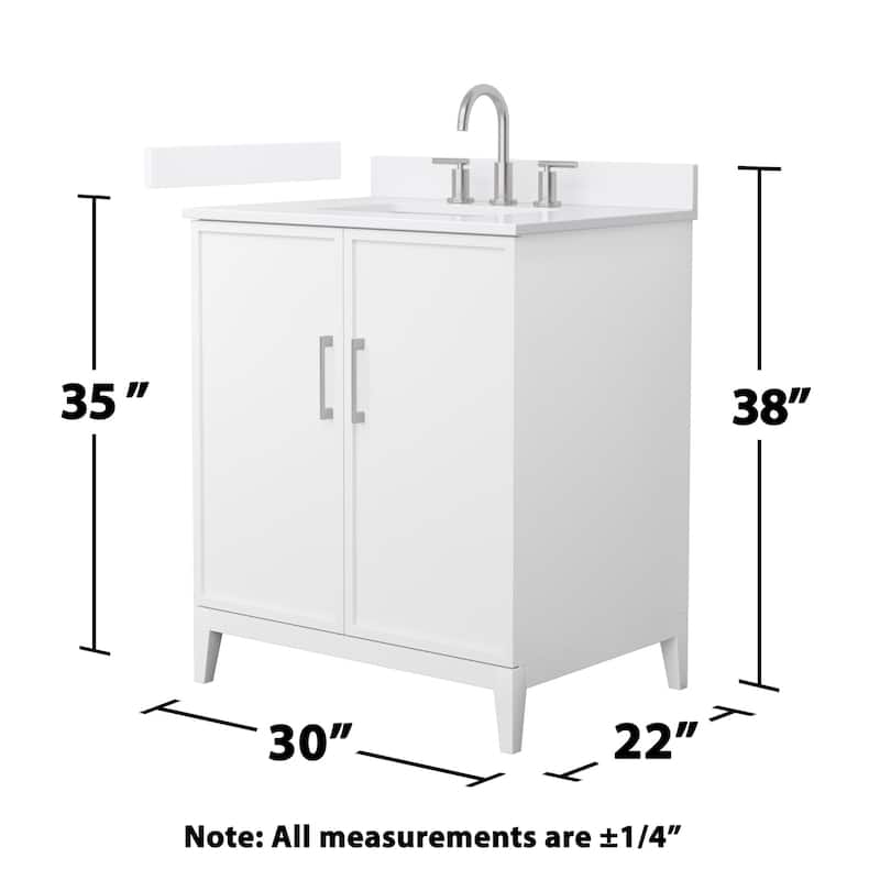 Wyndham Collection WCH717130S-QTZ-US3MXX Elan 30" Free Standing Single