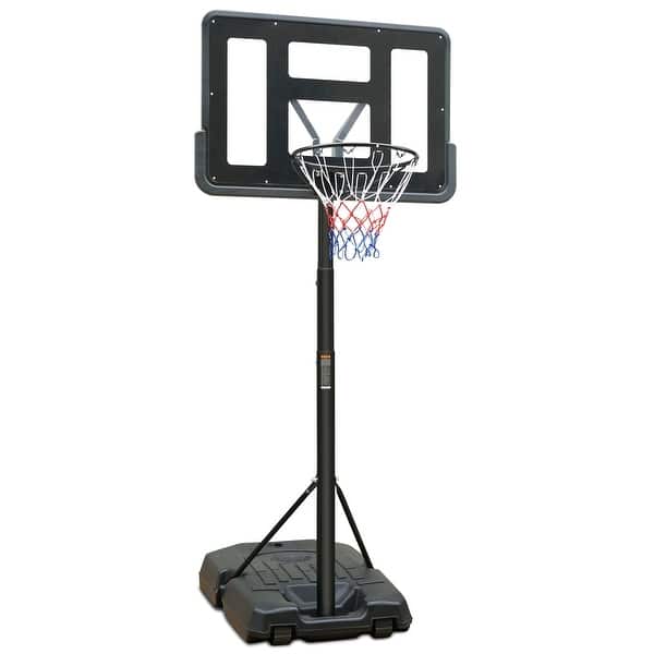 slide 2 of 9, Portable Basketball Hoop Black