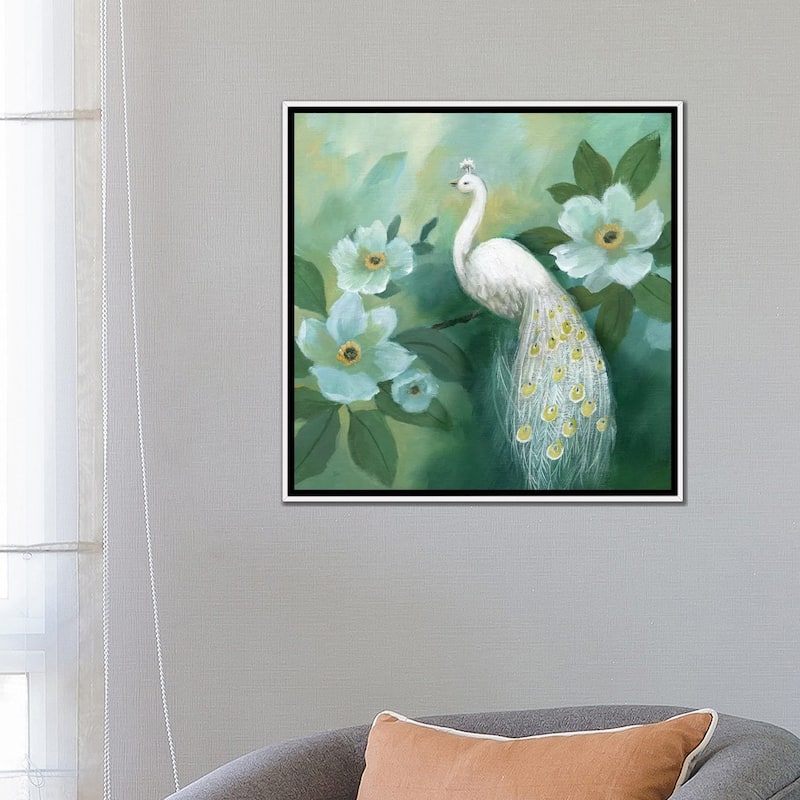 iCanvas "Proud Peacock" by Nan Framed Canvas Print