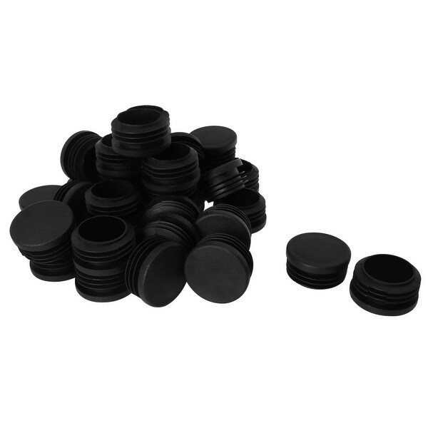 Round 1 1/2" Plastic Tubing Cap 1.50"  various lot sizes glides Inserts Plugs 