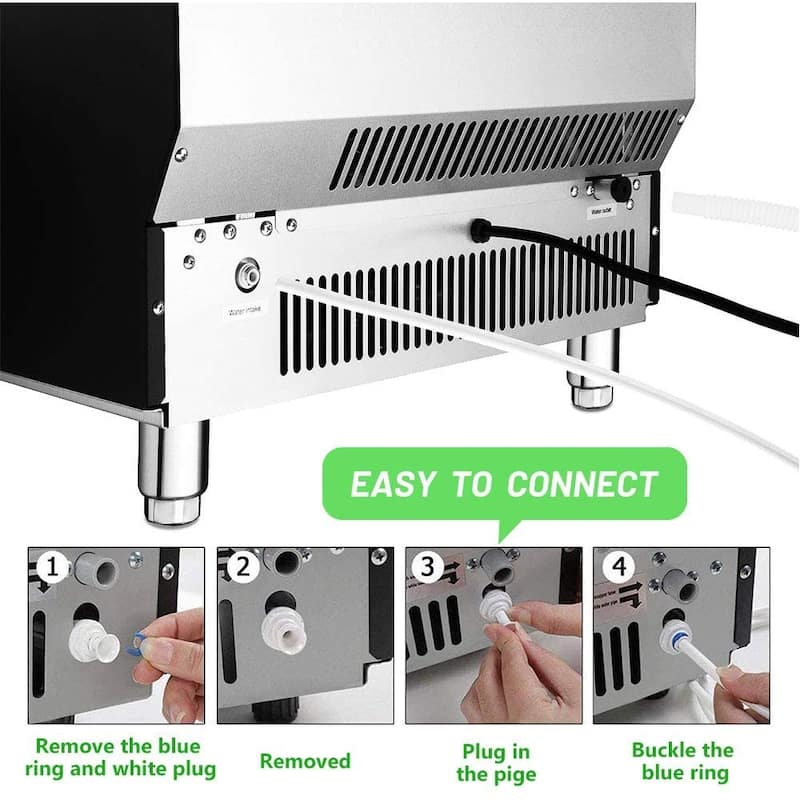 Commercial Ice Maker Machine,Freestanding Ice Cube Maker Makes
