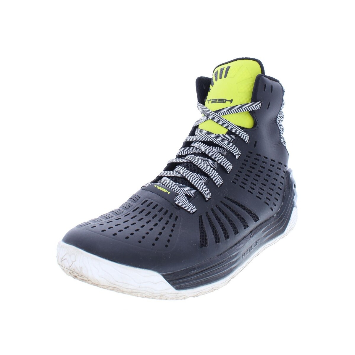 Shop Tesh Mens Trigger Basketball Shoes High Top Perforated